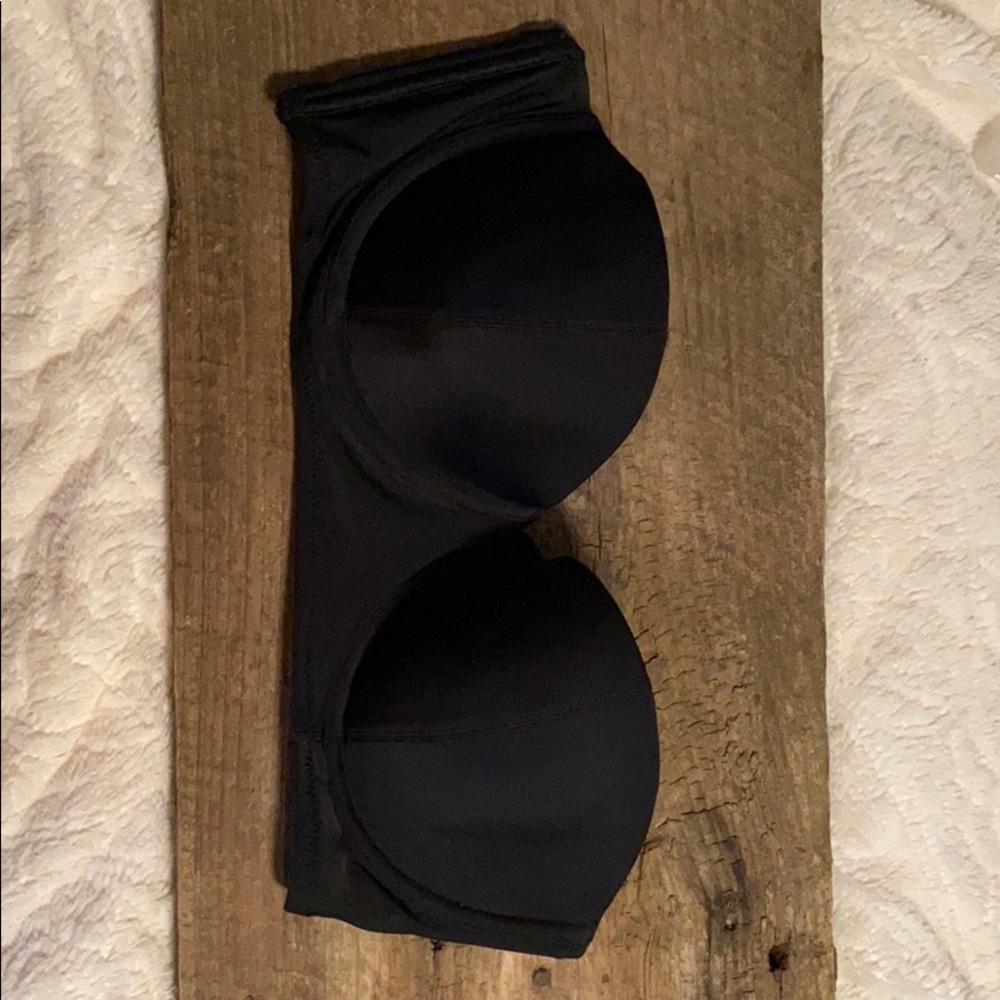 Black Old Navy strapless bikini top L